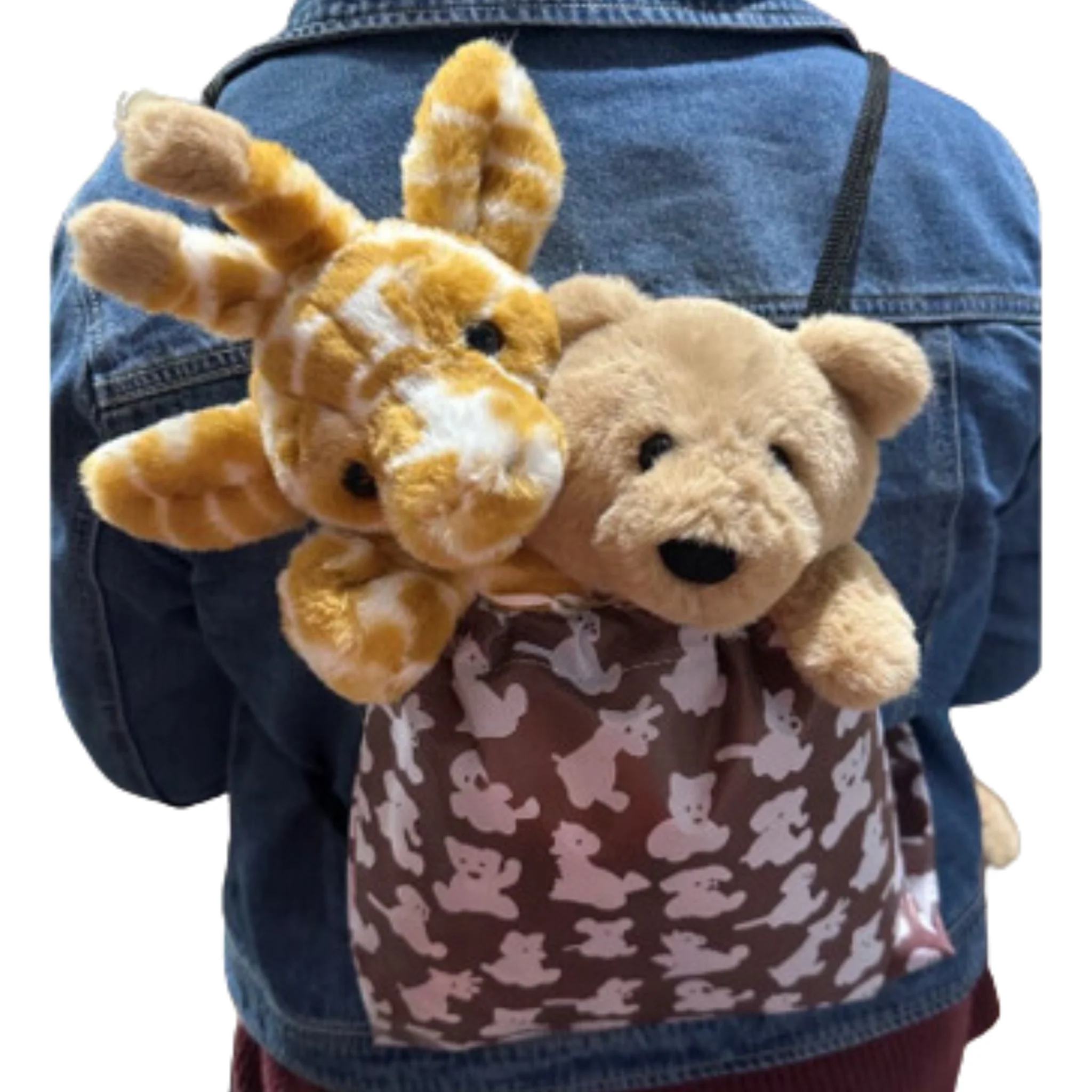 Bear & Me Drawstring Bag Backpack - Image 2