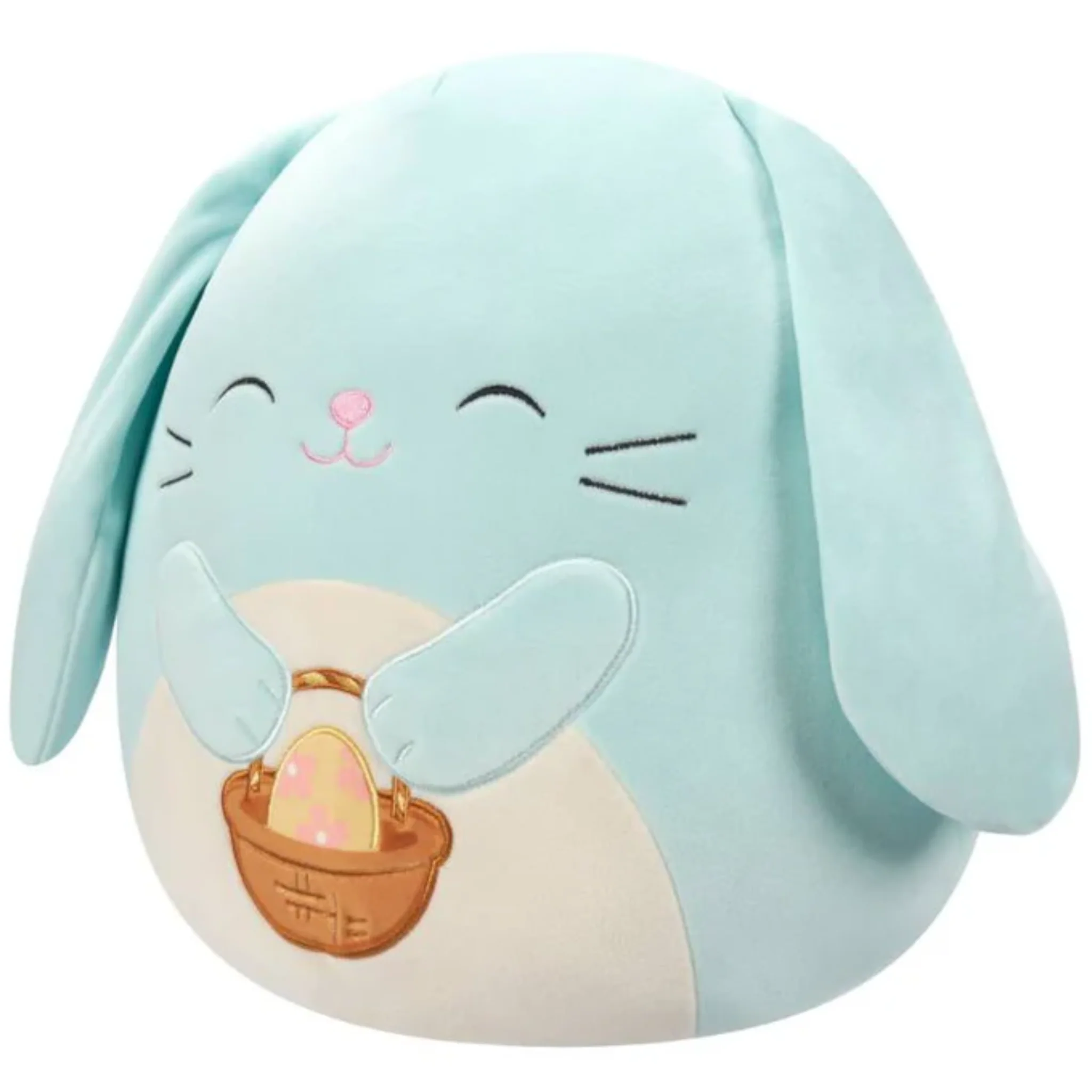 Buttons Blue Bunny Holding Basket Easter - Image 2