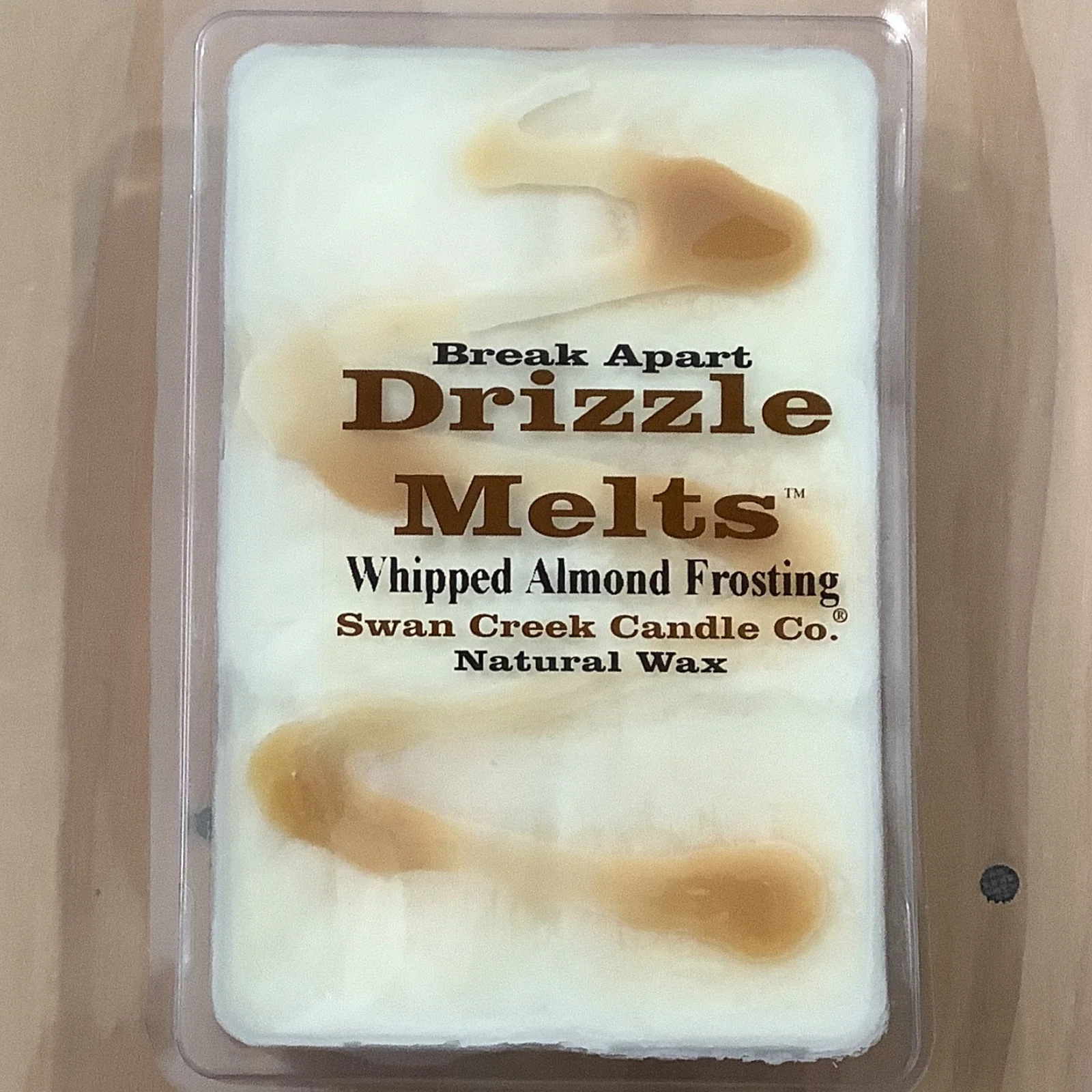 Whipped Almond Frosting Drizzle Melts